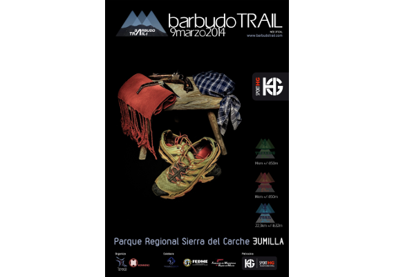 Cartel de presentación Barbudo Trail 2014
